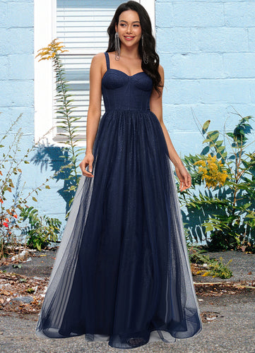 Jazmyn Ball-Gown/Princess Sweetheart Floor-Length Tulle Prom Dresses HDOP0022198