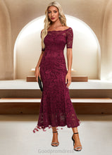 Load image into Gallery viewer, Mignon Boat Neck Elegant Trumpet/Mermaid Lace Maxi Dresses HDOP0022251
