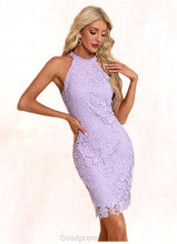 Load image into Gallery viewer, Leia High Neck Elegant Bodycon Lace Mini Dresses HDOP0022344
