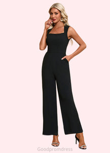 Alayna Square Elegant Jumpsuit/Pantsuit Polyester Maxi Dresses HDOP0022346