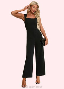 Alayna Square Elegant Jumpsuit/Pantsuit Polyester Maxi Dresses HDOP0022346
