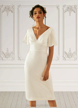 Load image into Gallery viewer, Alivia V-Neck Elegant Bodycon Cotton Blends Midi Dresses HDOP0022356