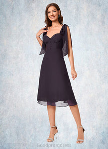Gill A-line Sweetheart Knee-Length Chiffon Cocktail Dress HDOP0022500