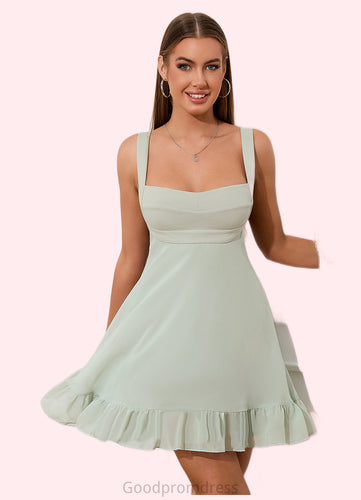 Jaidyn Cascading Ruffles Sweetheart Sexy A-line Chiffon Mini Dresses HDOP0022537