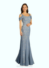 Load image into Gallery viewer, Morgan Mermaid Off the Shoulder Lace Floor-Length Dress HDOP0022663