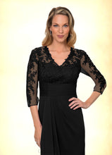 Load image into Gallery viewer, Khloe Sheath Lace Floor-Length Dress HDOP0022665