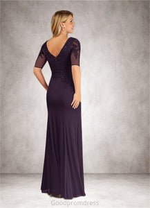 Kirsten Mermaid Lace Floor-Length Dress HDOP0022666