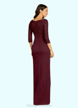 Load image into Gallery viewer, Rosa Sheath Scoop Sequins Lace Floor-Length Dress HDOP0022672