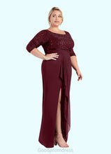 Load image into Gallery viewer, Rosa Sheath Scoop Sequins Lace Floor-Length Dress HDOP0022672