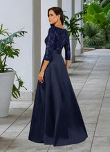 Load image into Gallery viewer, Adalyn A-Line Sequins Floor-Length Dress HDOP0022680