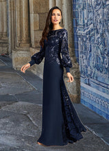 Load image into Gallery viewer, Emerson Mermaid Sequins Lace Floor-Length Dress HDOP0022689