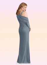 Load image into Gallery viewer, Viviana Sheath Lace Luxe Knit Floor-Length Dress HDOP0022691