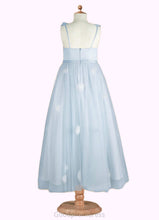 Load image into Gallery viewer, Kayla A-Line Lace Tulle Ankle-Length Dress Mist HDOP0022852