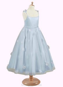 Kayla A-Line Lace Tulle Ankle-Length Dress Mist HDOP0022852