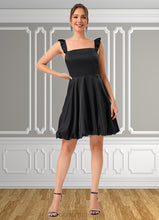 Load image into Gallery viewer, Lina Square A-line Satin Dresses HDOP0022546