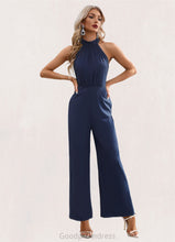 Load image into Gallery viewer, Selah High Neck Elegant Jumpsuit/Pantsuit Polyester Maxi Dresses HDOP0022551