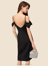 Load image into Gallery viewer, Val V-Neck Sexy Bodycon Stretch Crepe Asymmetrical Dresses HDOP0022562
