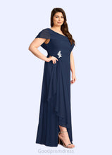 Load image into Gallery viewer, Madilyn A-Line Side Slit Chiffon Floor-Length Dress HDOP0022622