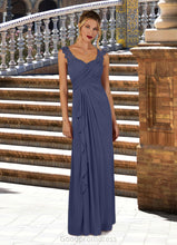 Load image into Gallery viewer, Vivian A-Line Sweetheart Neckline Pleated Mesh Floor-Length Dress HDOP0022623