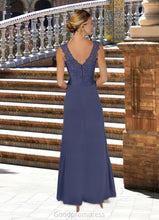 Load image into Gallery viewer, Vivian A-Line Sweetheart Neckline Pleated Mesh Floor-Length Dress HDOP0022623