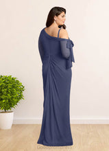 Load image into Gallery viewer, Shaylee Sheath One Shoulder Mesh Floor-Length Dress HDOP0022634