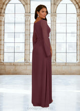 Load image into Gallery viewer, Karsyn A-Line V-Neck Pleated Chiffon Floor-Length Dress HDOP0022656