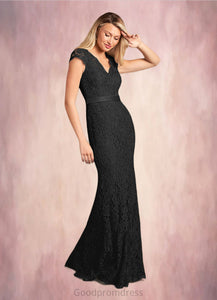 Lillie Mermaid Lace Floor-Length Dress HDOP0022658