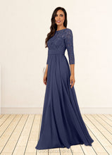 Load image into Gallery viewer, Emerson A-Line Sequins Chiffon Floor-Length Dress HDOP0022674
