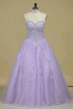 Load image into Gallery viewer, Quinceanera Dresses Sweetheart Tulle With Beads And Jacket