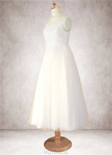 Load image into Gallery viewer, Celeste A-Line Pleated Tulle Ankle-Length Dress P0020242