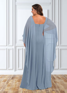 Savannah Sheath Chiffon Floor-Length Dress P0019827