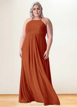 Load image into Gallery viewer, Zoe Empire Pleated Chiffon Floor-Length Dress P0019686