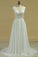 A Line V Neck Prom Dresses Chiffon With Applique
