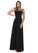 Kathy Floor Length V-Neck Spaghetti Staps Sleeveless A-Line/Princess Natural Waist Bridesmaid Dresses