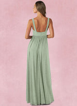 Load image into Gallery viewer, Cecelia A-Line Pleated Luxe Knit Floor-Length Dress P0019786