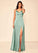 Abagail Sleeveless Spaghetti Staps Trumpet/Mermaid Natural Waist Spandex Floor Length Bridesmaid Dresses