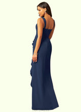 Load image into Gallery viewer, Maddison Sheath Lace Chiffon Floor-Length Dress P0019757