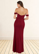 Load image into Gallery viewer, Nora Mermaid Off the Shoulder Mesh Floor-Length Dress P0019650