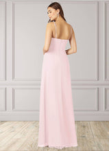 Load image into Gallery viewer, Suzanne A-Line Sweetheart Neckline Chiffon Floor-Length Dress P0019698
