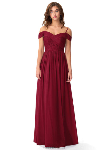 Yaretzi Halter Natural Waist A-Line/Princess Sleeveless High Low Bridesmaid Dresses