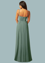 Load image into Gallery viewer, Hortensia A-Line Pleated Chiffon Floor-Length Dress P0019680