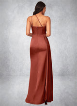 Load image into Gallery viewer, Vera A-Line One Shoulder Stretch Satin Floor-Length Dress P0019623
