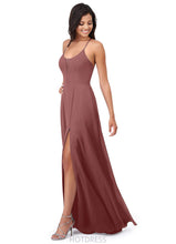 Load image into Gallery viewer, Bianca V-Neck Natural Waist Floor Length Sleeveless A-Line/Princess Bridesmaid Dresses