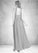 Lucia A-Line Pleated Chiffon Floor-Length Dress P0019714
