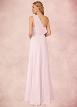Load image into Gallery viewer, Kylee A-Line Ruched Chiffon Floor-Length Dress P0019689