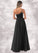 Yaretzi A-Line One Shoulder Chiffon Floor-Length Dress P0019659