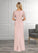 Pru A-Line Lace Floor-Length Dress P0019855
