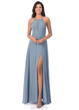 Load image into Gallery viewer, Lucinda A-Line/Princess Scoop Natural Waist Sleeveless Floor Length Bridesmaid Dresses