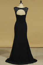 Load image into Gallery viewer, New Arrival Mother Of The Bride Dresses Sheath Scoop With Ruffles Chiffon