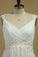 Chiffon Straps A Line Wedding Dresses With Applique And Beads Lace Up